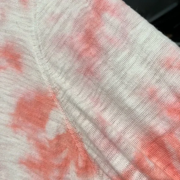 Torrid pink and White Tie-Dye Boyfriend Cardigan - Picture 5 of 6